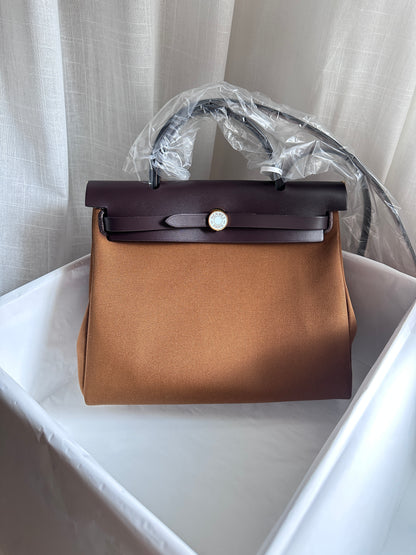 HERBAG 31 Alezan/Ébène/Bleu Brume LAQUE