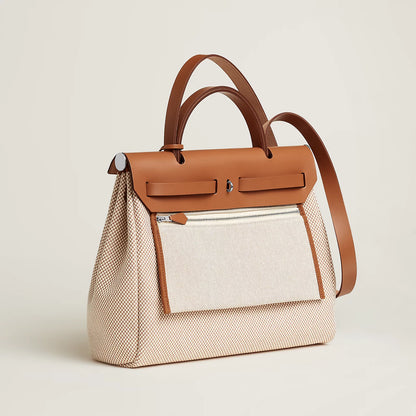 HERBAG 31 Ecru/Beige/Fauve PHW