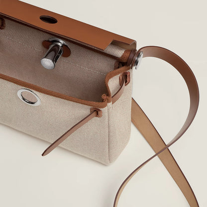 MINI HERBAG Ecru/Beige/Fauve PHW