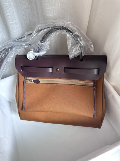 HERBAG 31 Alezan/Ébène/Bleu Brume LAQUE