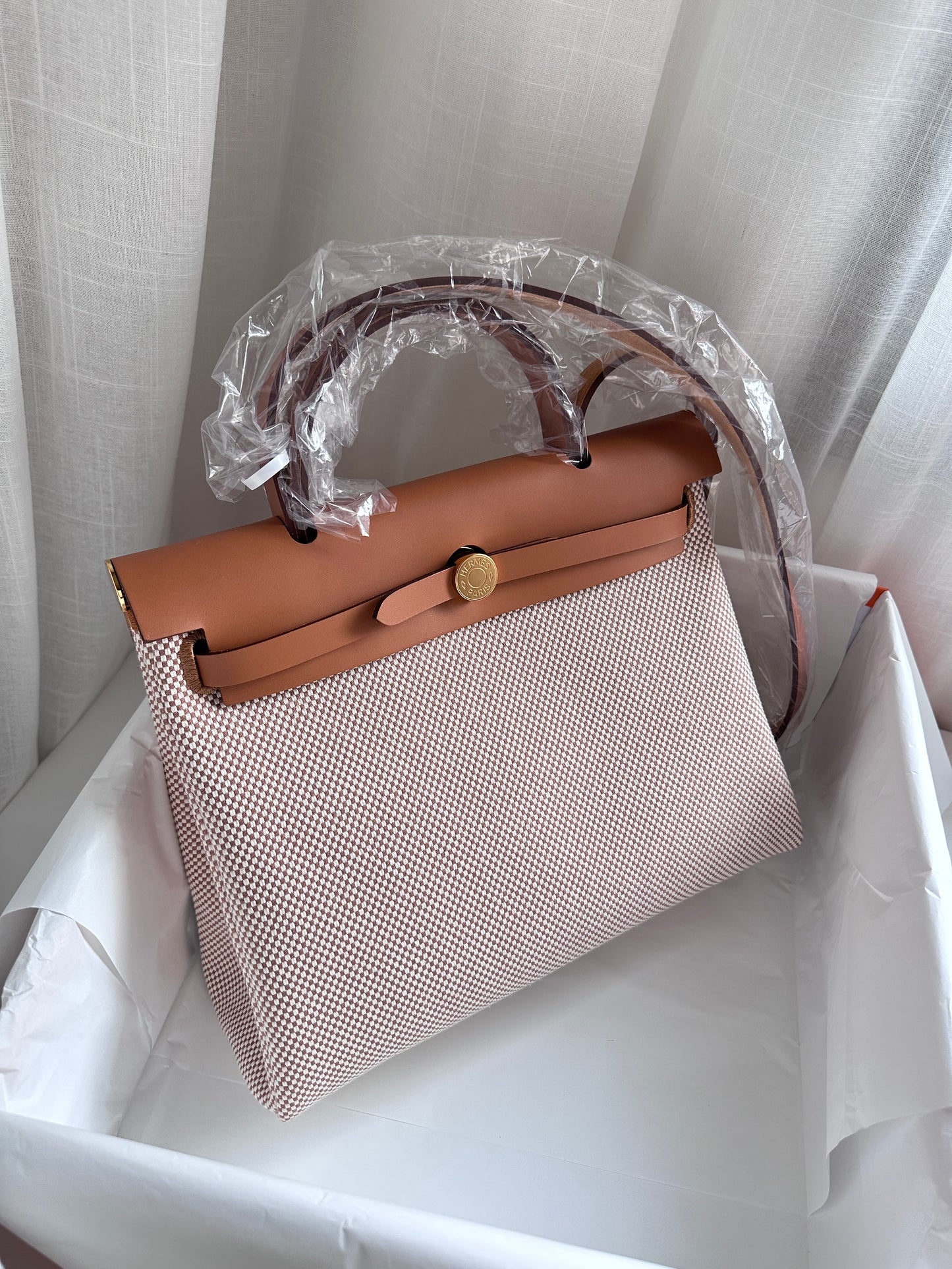 HERBAG 31 Ecru/Beige/Naturel GHW