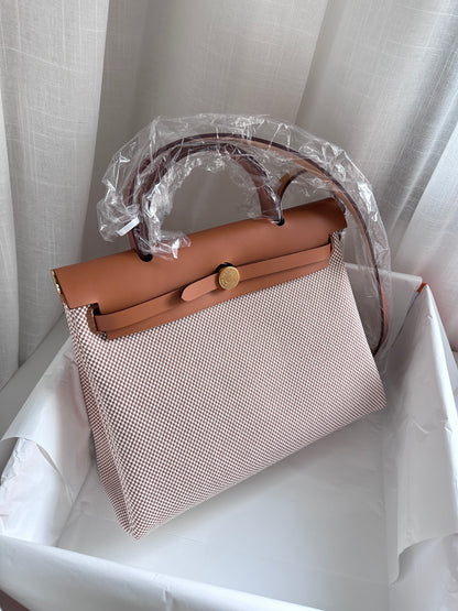 HERBAG 31 Ecru/Beige/Naturel GHW