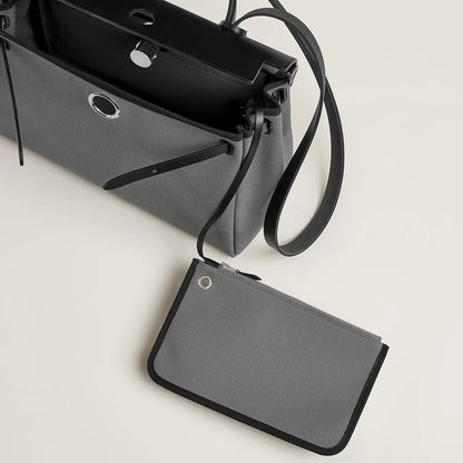 HERBAG 31 Gris Fumee/Black PHW